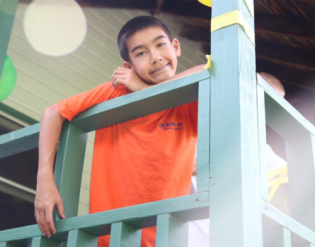 A Summit participant during a social activity.