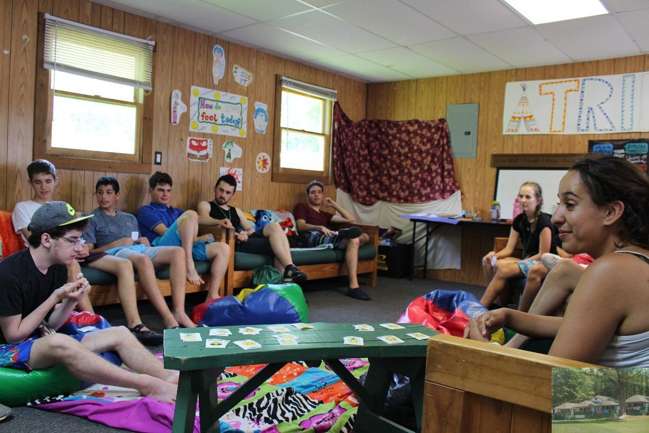 Summit participants gather for a social-learning activity.