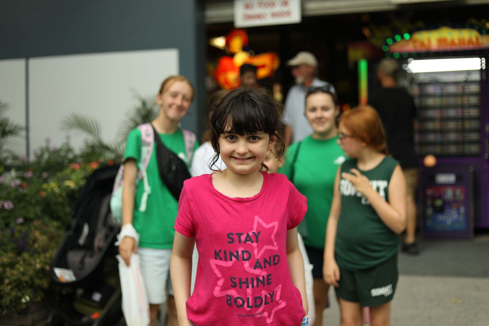 A camper takes part in a Summit group activity.